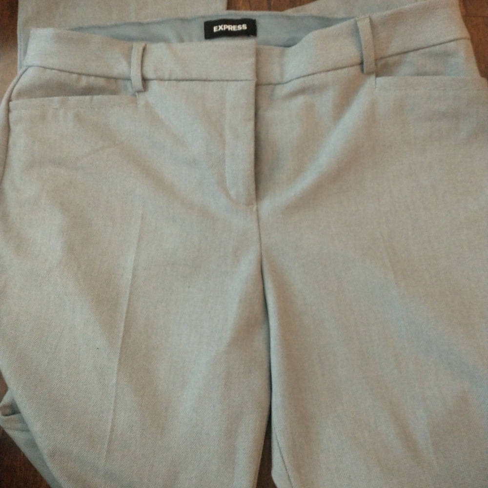 Pale gray/blue work pant